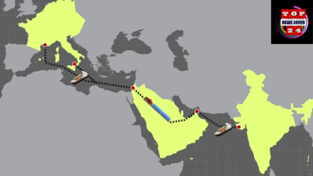 भारत , अरब प्रायद्वीप, भूमध्य सागरीय क्षेत्र और यूरोप के बीच व्यापार को बढ़ाने के लिए बंदरगाहों  रेल, सड़कों, समुद्री लाइनों और पाइपलाइनों का निर्बाध  बुनियादी ढांचा विकसित करना